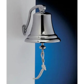 Foresti & Suardi 2230.C - Chromed Brass Ship's Bell Complete With Bracket Ø175 mm