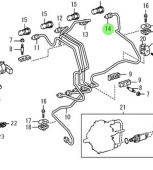 Nanni Diesel 970316173 - Injection Pipe No. 4 for T4 Series Engines