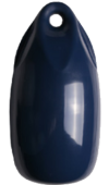 Allpa Fender Drop Model 'Dumpy', Ø150mm, L=300mm, Dark Blue (Size 1) (Inflatable With Ball Valve)