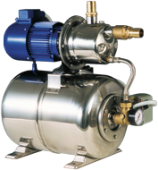 Allpa Water Pressure System INOX 950, 24v/370w, 52L/Min (At 1,2bar), Stainless Steel Tank 24L