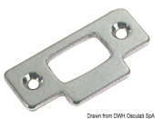 Osculati Plate for Push Button Latches Polished Brass - 38.183.02