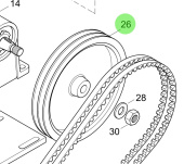 Steyr 2179001-0 - Centrifugal Raw Water Pump Pulley