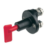 Hella Marine 6EK 002 843-013 - 50A Main Switch, Battery - Turn Knob Control - Number Of Connectors: 2 - Bolted - Normally Open Contact - Thread Pitch: 1.5mm