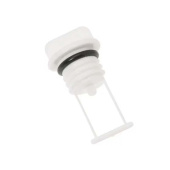 Barton 42359 – Drain Bung Only White, Ø15mm Bore, Screw-Type with O-Ring