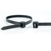 Cable Ties - Black, 140mm Length, 3.6mm Width, 100 pcs