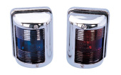 Foresti & Suardi Port and Starboard Navigation Lights Chrome