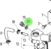 Nanni Diesel 970313066 - Gasket for Regulator Adjustment and Cylinder Head Assemblies