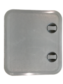 Allpa Plastic Hatch, 315x440mm, 2x Handle, 180°, Grey