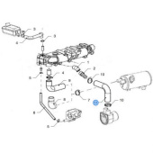 Vetus VFP01380 - Molded Hose for VF4