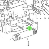 Nanni Diesel 970301496 - M7 Nut for Heat Exchanger Assembly