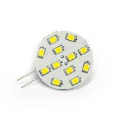 Dixplay Bulb G4 Horizontal 8-35V 2W - 12 Warm White LEDs - Ø30mm