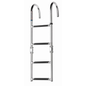 Vetus SLFB4A - Folding Ladder, Stainless Steel (AISI 316), 4 Steps, Height 920mm