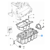 Vetus VFP01049 - Oil Sump