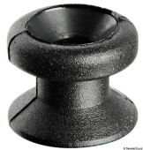 Osculati 37.256.10NE - Nylon Tarpaulin Lacing Button Black (100 pcs)