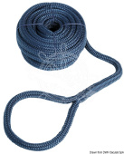 Osculati Double Braided Polyester Mooring Line with Hand-Spliced Eye