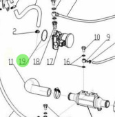 Nanni Diesel 48418171 - O-Ring for Fuel Cooler and Fuel Oil Cooler