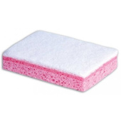  Pack of 10 White Abrasive Sponges