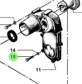 Bukh 500D2316 - M6x30 DIN 931 Machine Bolt for DV24RME, DV29RME, DV32, DV36, and EPA48
