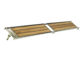Foldable Boat Gangway 316 Stainless Steel Iroko inserts