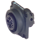 Philippi 497840001 - Series 694 Flange Socket Coaxial