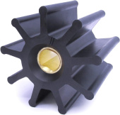 Jabsco 18786-0001B - Impeller B118xH88.9 Shaft 25.4 Double Flat 9-Blade