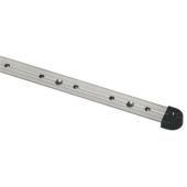 Barton 22010 - 20mm T Section Track – 0.6m, Aluminium Anodised