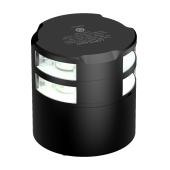 Lopolight 300-112G2ST-B-CD - Navigation Light 3NM 360° White, Double, Black Anodized
