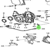 Nanni Diesel 970314082 - Wiring Harness Clamp Bracket for Timing Case