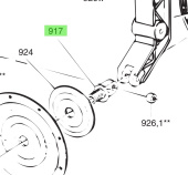 RM69 RM917 Diaphragm Bolt & Nut for Senior Pump
