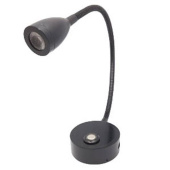 Hollex LED Reading Lamp Maxiflex Black 12/24V 2W 160lm 3 Colors Dimmable