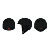 Plastimo P202476 - Typhoon Performance Watersport Helmet + Ear Protectors-Black/Solar M (55-57cm)