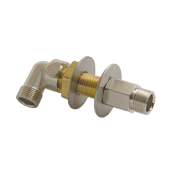 SeaStar HF5512 - Bulkhead Fitting Kit L=3/4" For 3/8" Tube, Single Cylinder