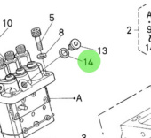Nanni Diesel 970307869 - Gasket for Injection and Feed Pump Assemblies
