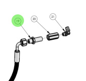 Alamarin Jet P0389 - Lead-In Connector for Jet-340 Water Jets