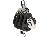 Lewmar 29925010BK - Synchro Block Triple With Becket And Cleat 50mm