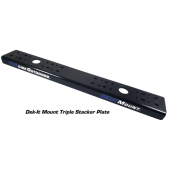 PROcise Outdoors Dek-It Mount Triple Stacker Plate for Stacker Black