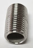 Parker 01173708CL 1/4" NPT Close Nipple 316 Stainless Steel