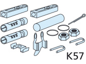 Ultraflex 39238E - Adapts C2-C8-Mach Zero to BRP-Evinrude Engine K57