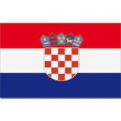Plastimo 64380 - Courtesy Flag - Croatia 30x45cm