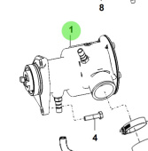 Bukh 00102-5S101 - Seawater Pump Assembly for S270J Engines