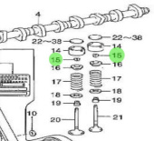 Nanni Diesel 970312171 - Valve Spring Retainer Lock for Camshaft and Valve System