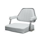 Pörtner Helm Seat Dakota / White Skai