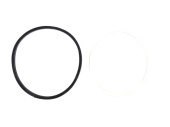 Foresti & Suardi Spare Gaskets for Portlights Black Rubber 100 mm Gate