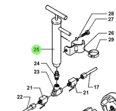 Bukh 529V9960 - Hand Pump With Nipple for DV36 and DV48 Engines