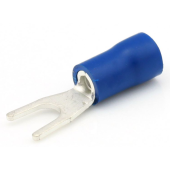 Fork Terminal - 4.3 mm, Blue, 100 pcs.