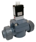 Parker 20-1241 1" FNP 2-Way PVC Solenoid Valve Burkert US10204