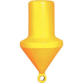 Plastimo 16436 - Cylindrical marking buoy yellow Ø 80 cm - 276 kg + Foam + Eyelet