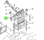 Nanni Diesel 970313545 - Flange Bolt and Stop Screw for Fuel and Intake Assemblies