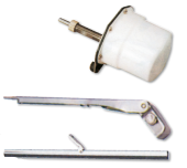 Allpa Windshield Wiper Motor Model 'Golf', 1-Speed, 12v, 90° Wiping Angle, With Parking Position