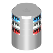 Lopolight 2-014G2S+12G2S+22G2S - Navigation Light 2NM 360° Red/Strobe + White/Strobe + Blue/Strobe